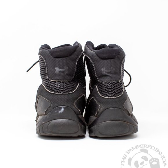 Under Armour Valsetz RTS Black High Top Tactical Sneaker Boots Size 9 1250234 - Picture 4 of 7